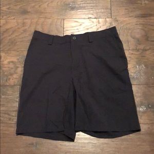 Under Armour black golf shorts